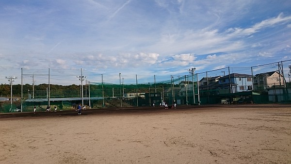 スポーツ施設　神戸市西区　神戸第一高等学校（スバルが丘学園）　昇降式バックネット設置工事