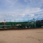 スポーツ施設　神戸市西区　神戸第一高等学校（スバルが丘学園）　昇降式バックネット設置工事
