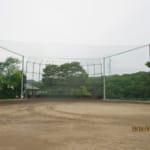 スポーツ施設　兵庫県立相生高等学校　昇降式バックネット設置工事
