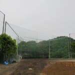 スポーツ施設　兵庫県立相生高等学校　昇降式バックネット設置工事