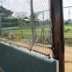 スポーツ施設　淡路市立一宮小学校　バックネット新設工事