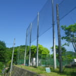 スポーツ施設　兵庫県立相生高等学校　昇降式バックネット設置工事
