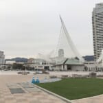 スポーツ施設　メリケンパーク　人工芝設置工事