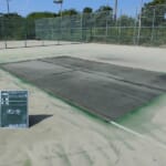 スポーツ施設　高砂市立向島多目的球場テニスコート改修工事