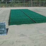 スポーツ施設　高砂市立向島多目的球場テニスコート改修工事