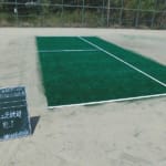 スポーツ施設　高砂市立向島多目的球場テニスコート改修工事