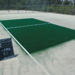 スポーツ施設　高砂市立向島多目的球場テニスコート改修工事