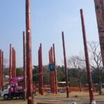 スポーツ施設　ネスタリゾート神戸　ネスタアドベンチャー遊具施設新設工事-施工状況