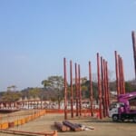 スポーツ施設　ネスタリゾート神戸　ネスタアドベンチャー遊具施設新設工事-施工状況