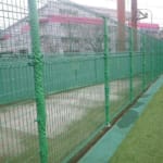 スポーツ施設　神戸総合運動公園サブグラウンド　弊社設計ラバー設置工事