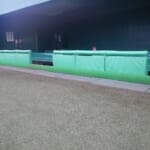スポーツ施設　神戸総合運動公園サブグラウンド　弊社設計ラバー設置工事
