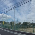 スポーツ施設　箕面市立第二中学校　防球ネット設置工事