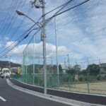スポーツ施設　箕面市立第二中学校　防球ネット設置工事