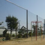 淡路市立学習小学校 防球ネット設置工事