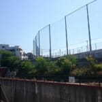 神戸市立神港橘高等学校 防球ネット工事