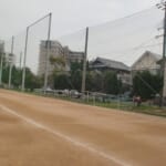スポーツ施設　兵庫県立高砂高等学校　防球ネット改修工事
